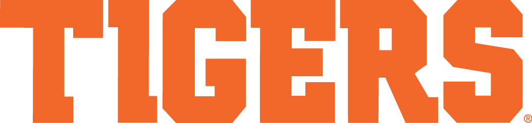 Clemson Tigers 2014-Pres Wordmark Logo v3 diy iron on heat transfer...